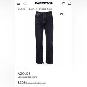 AGOLDE
Lana cropped jeans